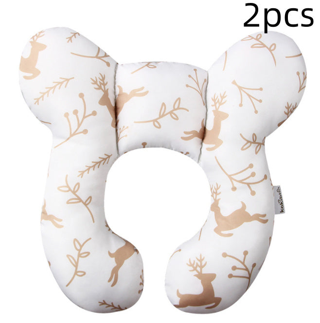 Infant Pillow  Baby Bed  U-Shaped Safety Seat  Neck Guard  Fixed Stereotyped Stroller Pillow
