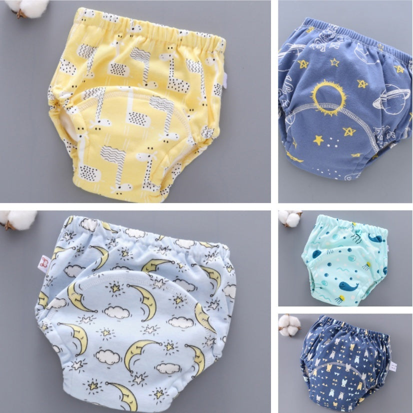 Baby Training Pants Washable 6-layer Gauze Diaper Cover