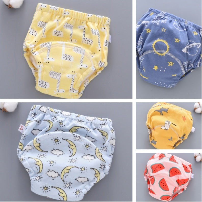 Baby Training Pants Washable 6-layer Gauze Diaper Cover